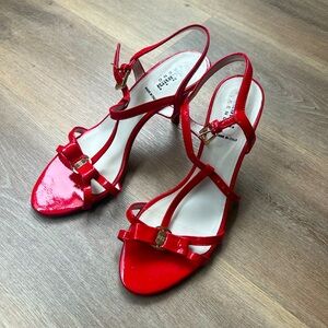 Red Baldinini Heeled Sandals